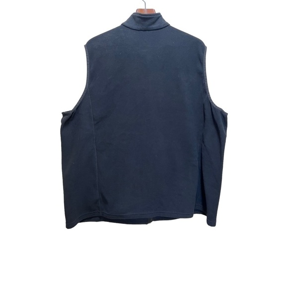 Land's Ends Outfitters Black Fleece Vest Size 3x - Picture 2 of 10